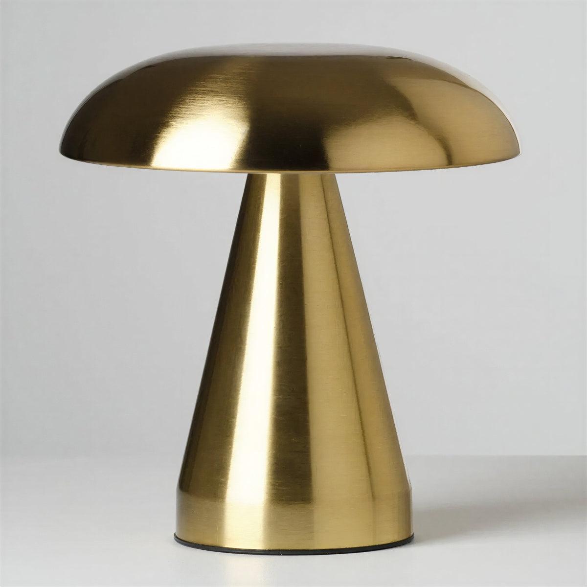 Retro Mushroom Styled Rechargeable Table Lamp With Battery Operated Light