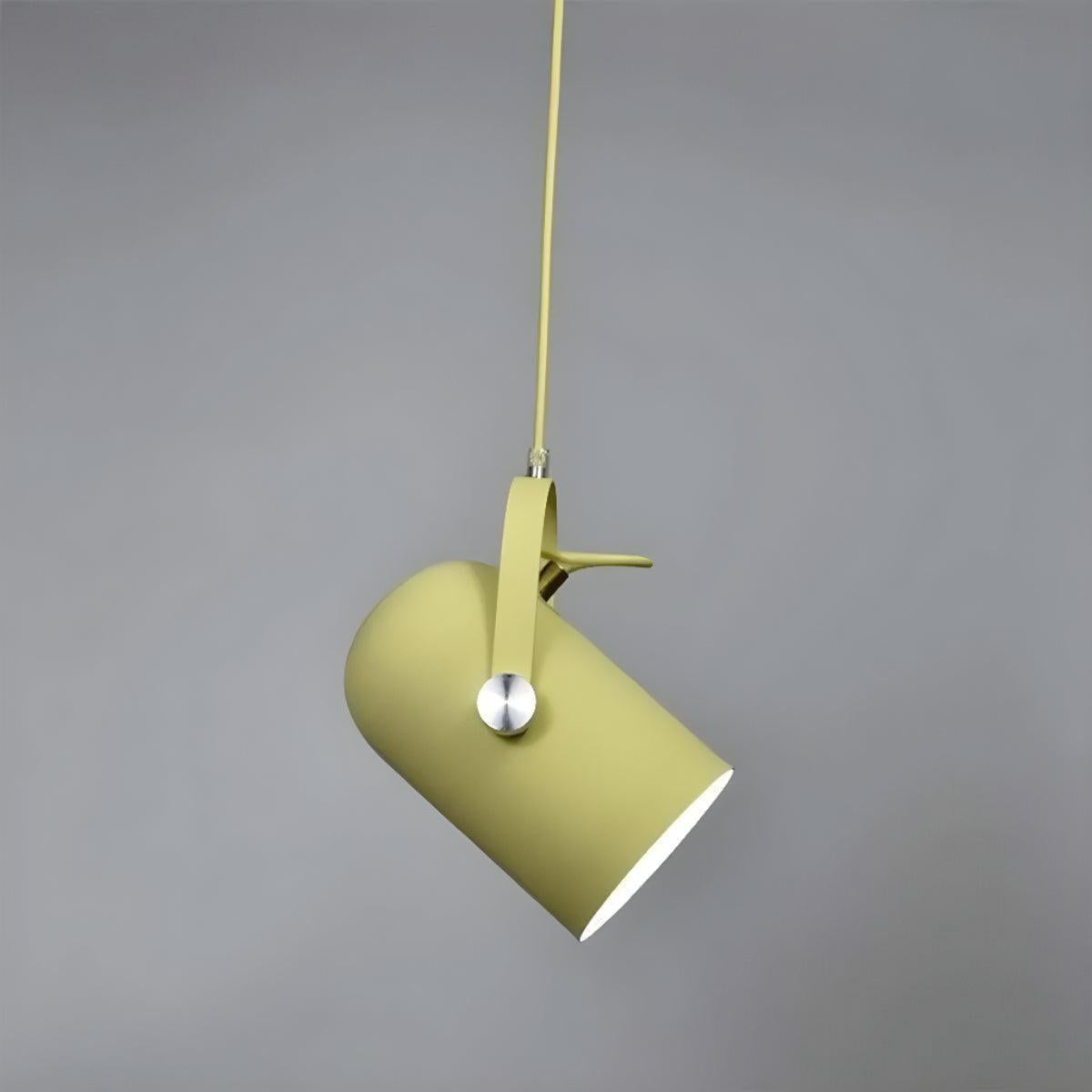 Scandinavian Ceiling Pendant Light Fixture With Adjustable Swivel Shade