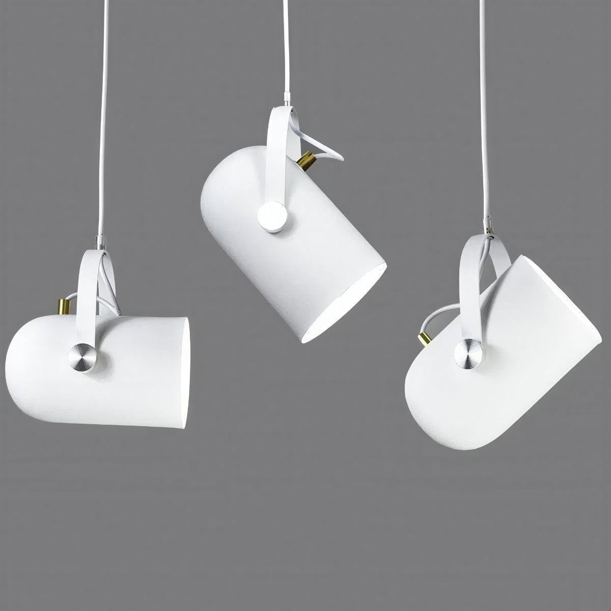 Scandinavian Ceiling Pendant Light Fixture With Adjustable Swivel Shade