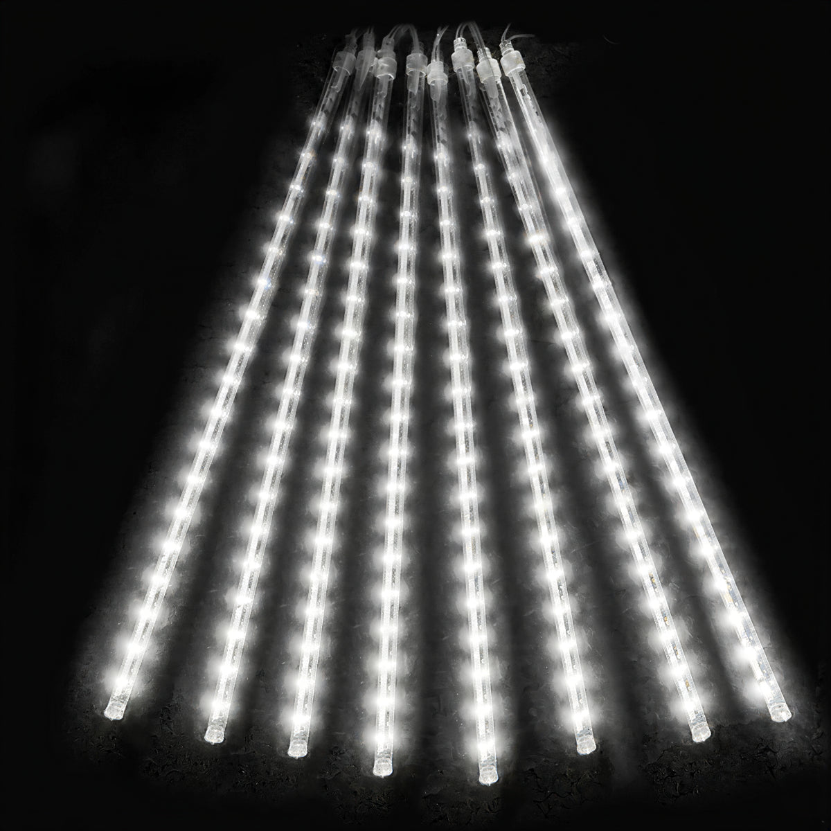 Solar Garden Light With Meteor Shower Design For Outdoor Trees