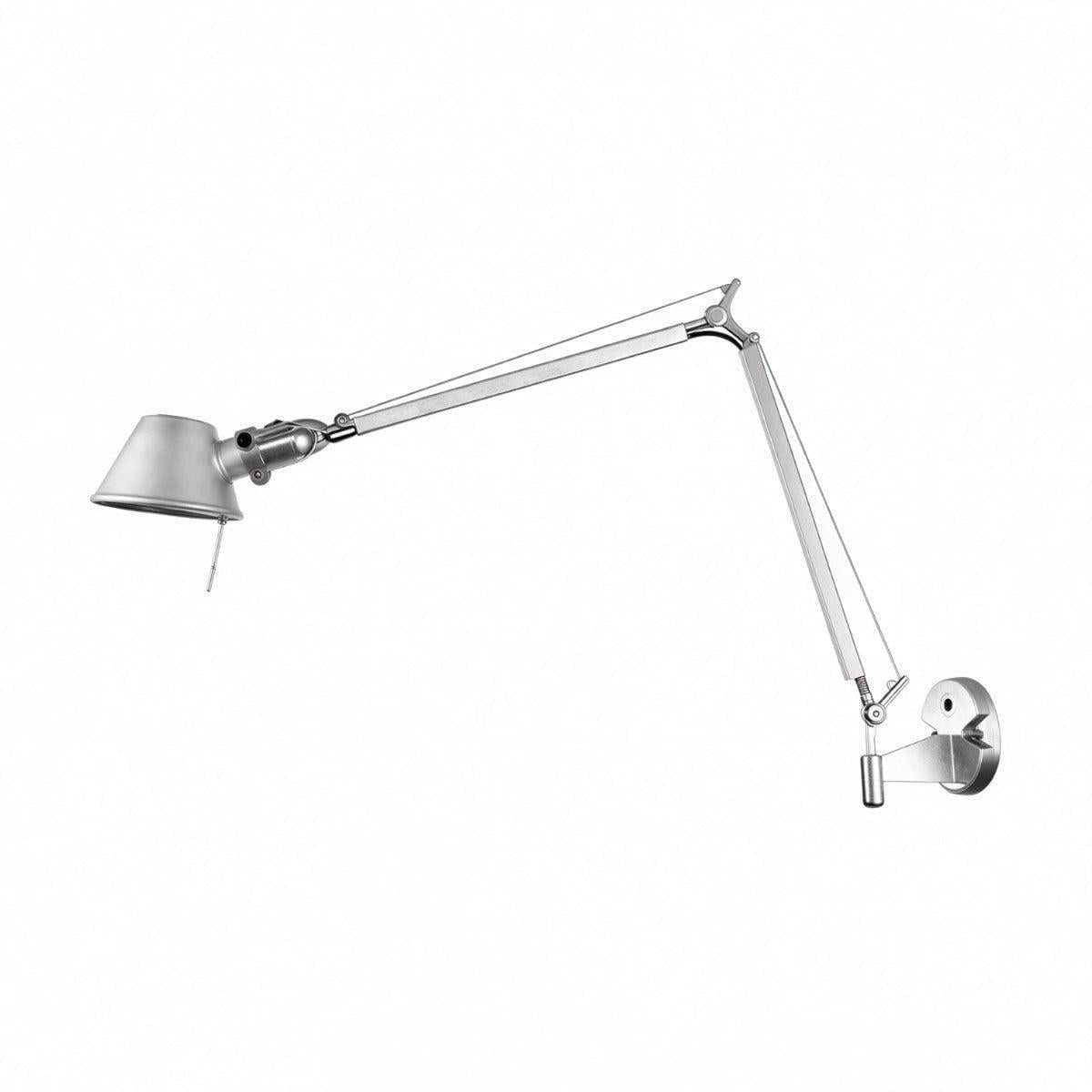 Swing Arm Wall Sconce Light With Long Adjustable Swivelling Arm
