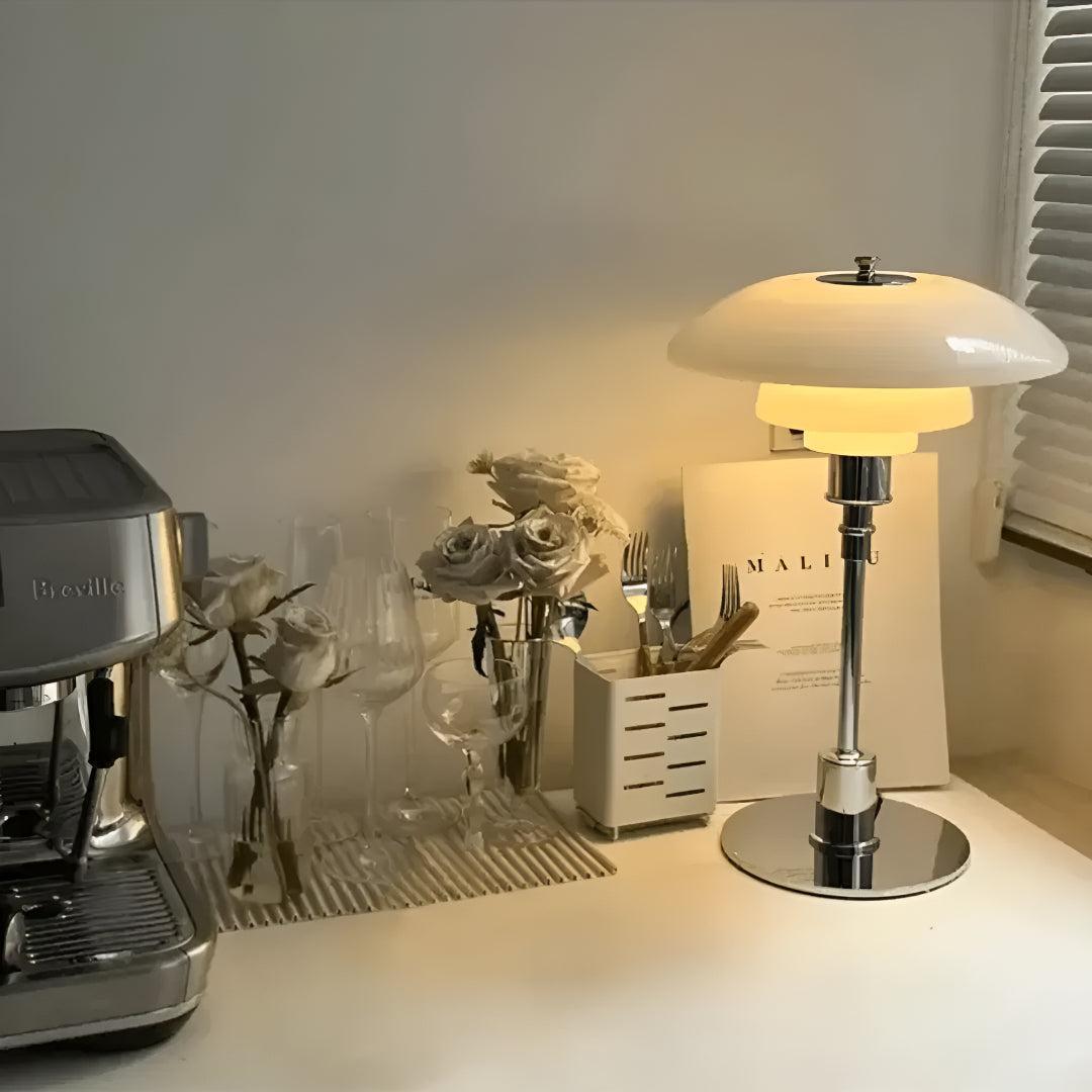Table Lamp with Warm LED Light And Scandinavian Design
