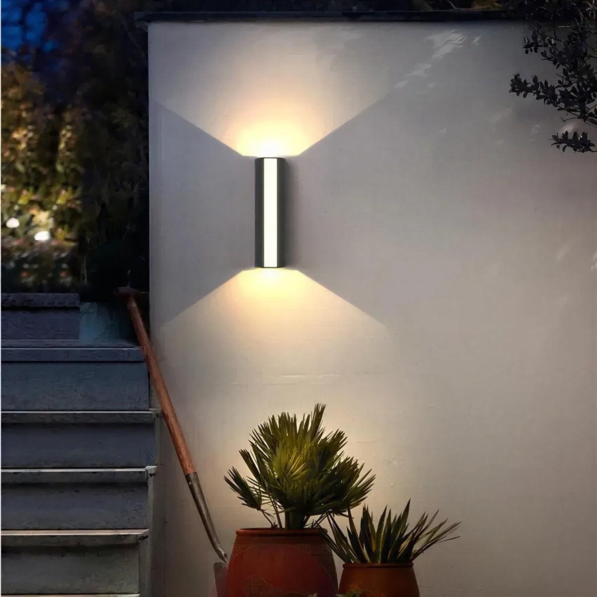 Ultra Bright Up-Down Exterior Wall Light For Outdoor Use