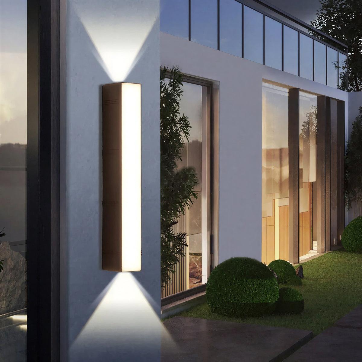 Ultra Bright Up-Down Exterior Wall Light For Outdoor Use