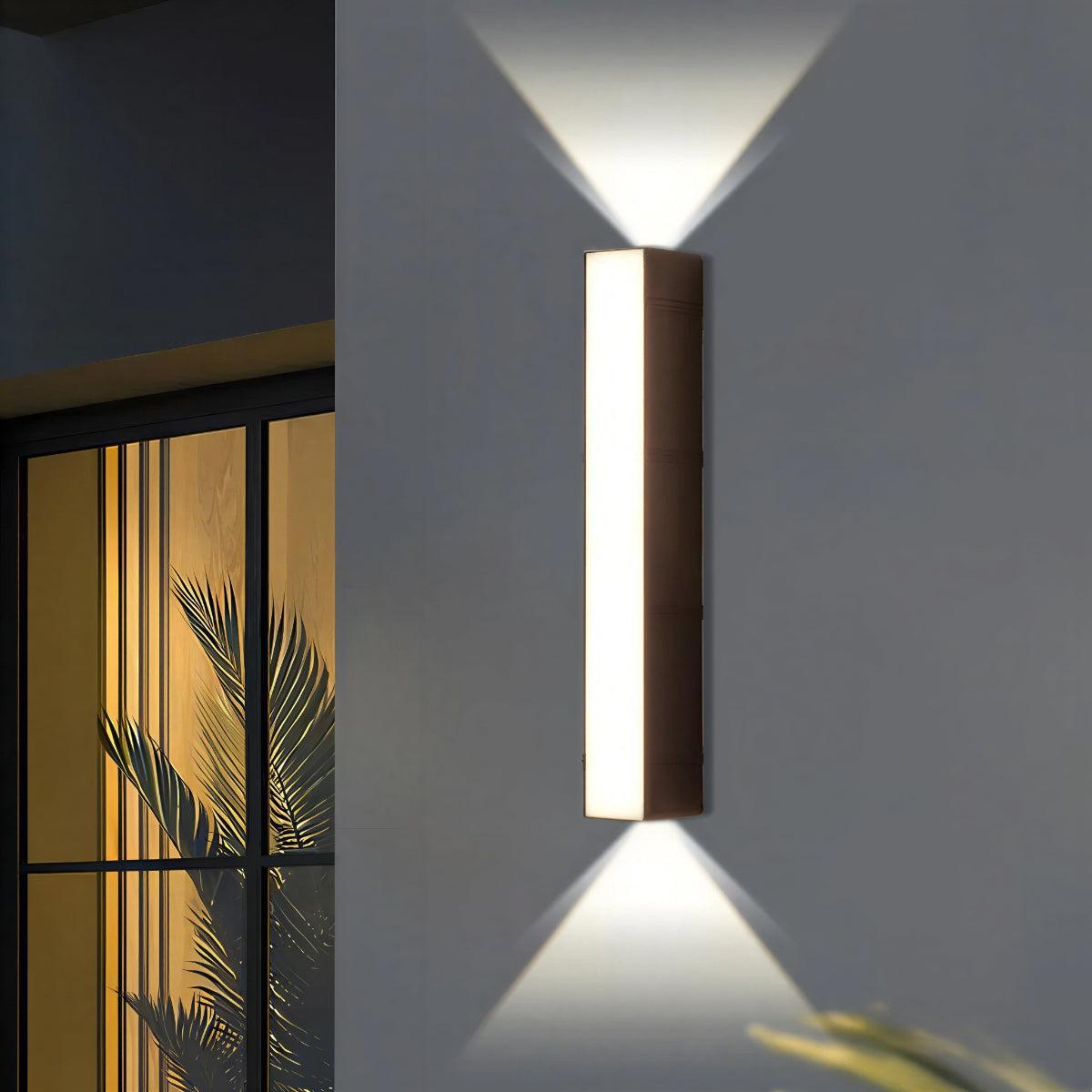 Ultra Bright Up-Down Exterior Wall Light For Outdoor Use