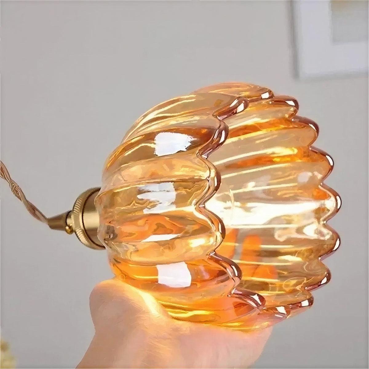 Vintage Flower Styled Pendant Light With Floral Shape Fitting