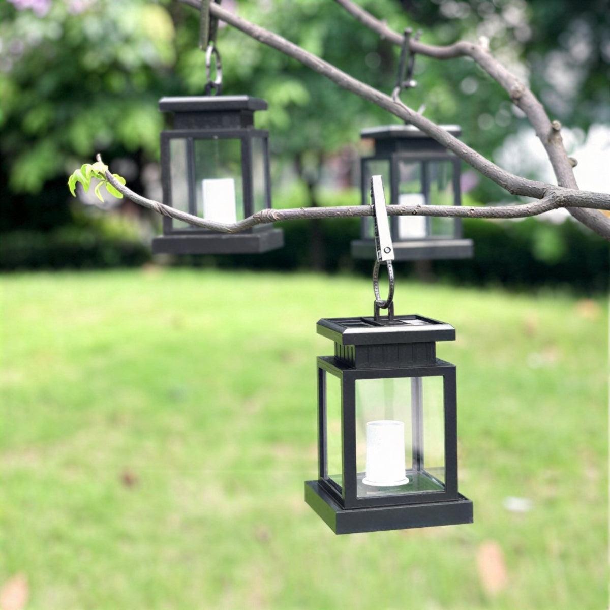 Vintage Styled Solar Power Garden Lantern Light