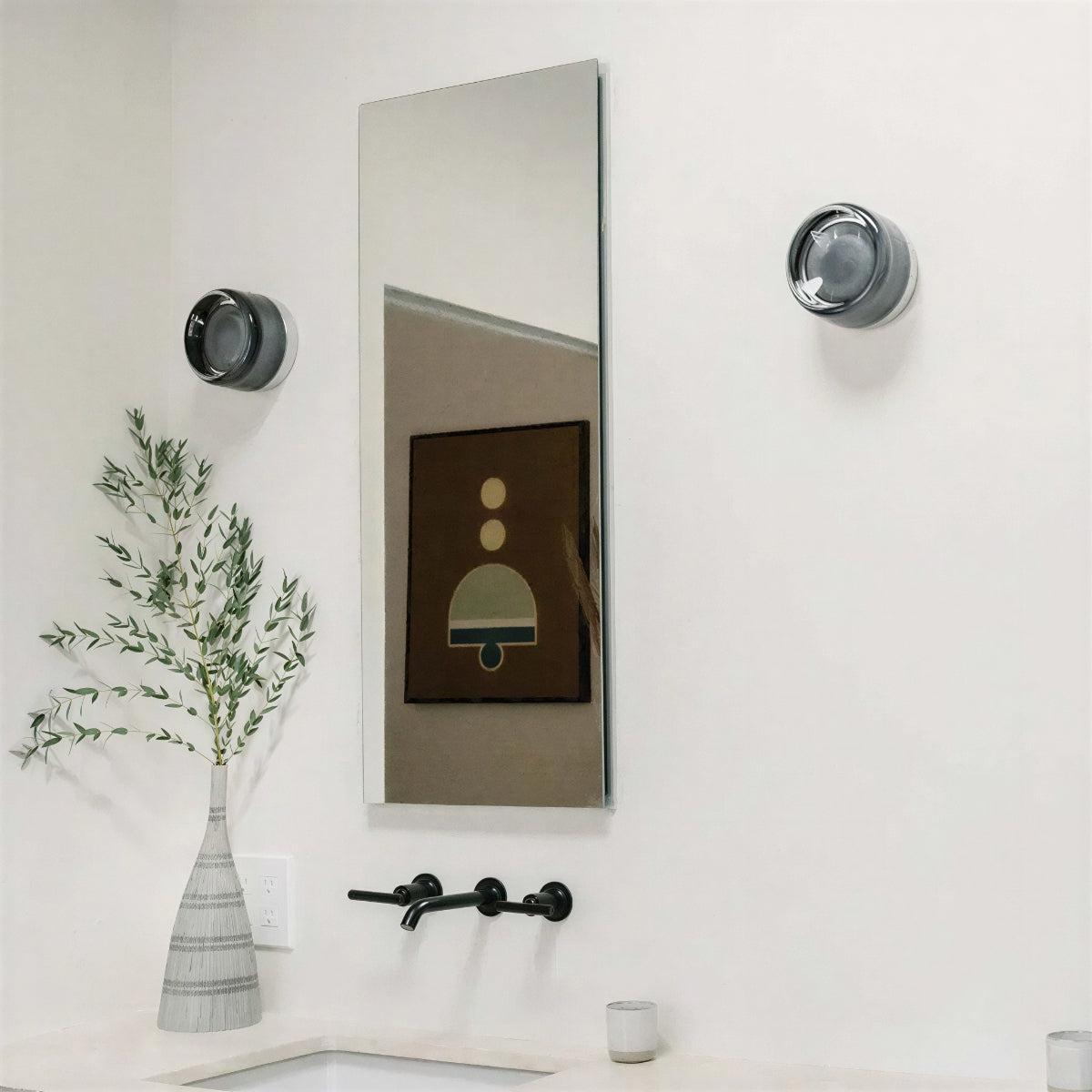Wall Light Sconce With Modern Sculptural Dimple Design And Ambient Glow