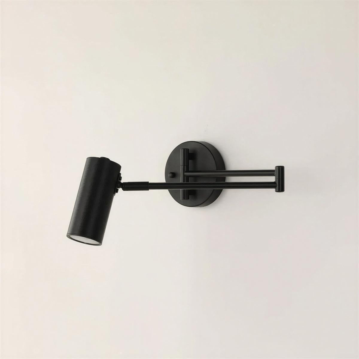 Wall Light With Adjustable Swing Arm Reading Lamp