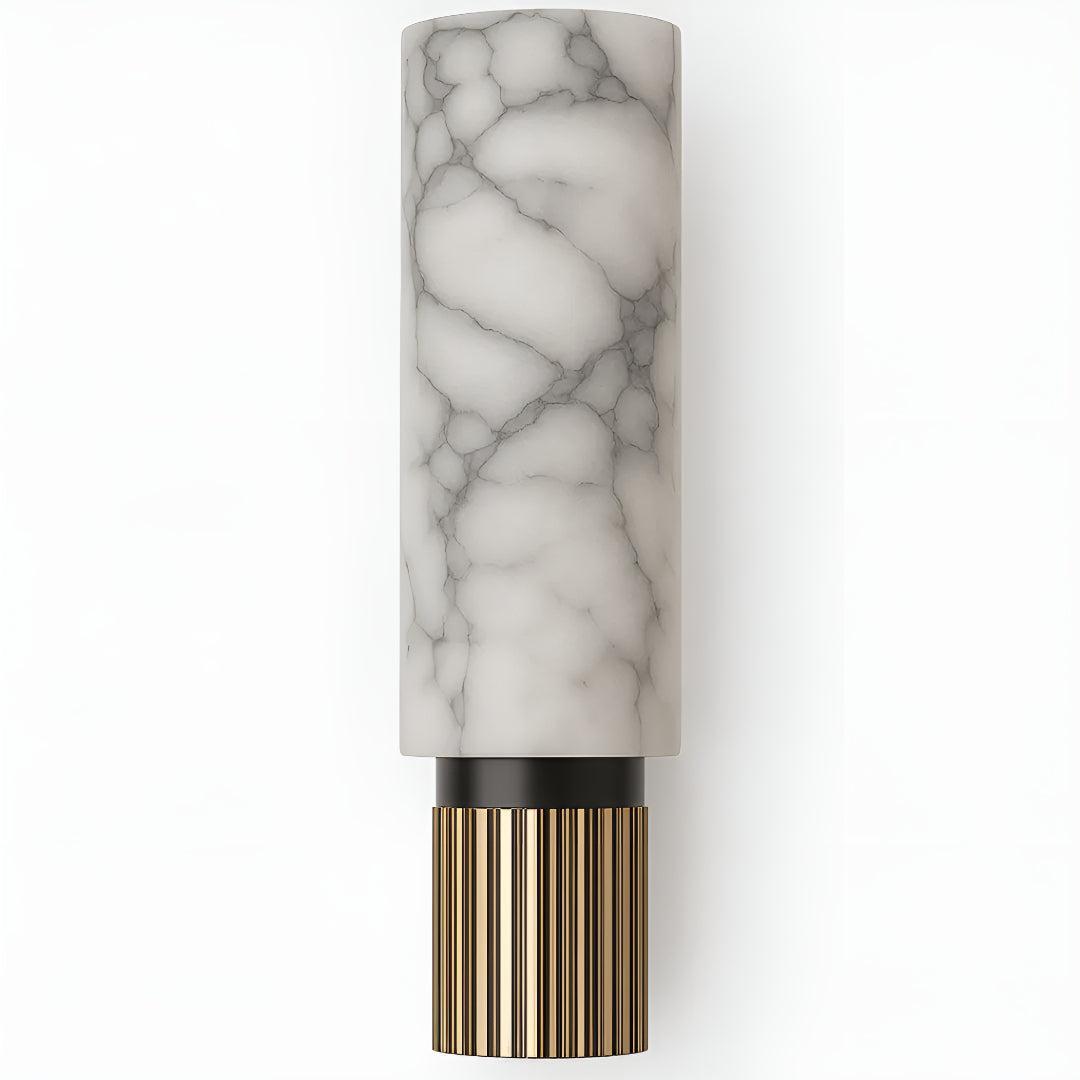 Wall Light with LED Glow and Alabaster Marble Shade