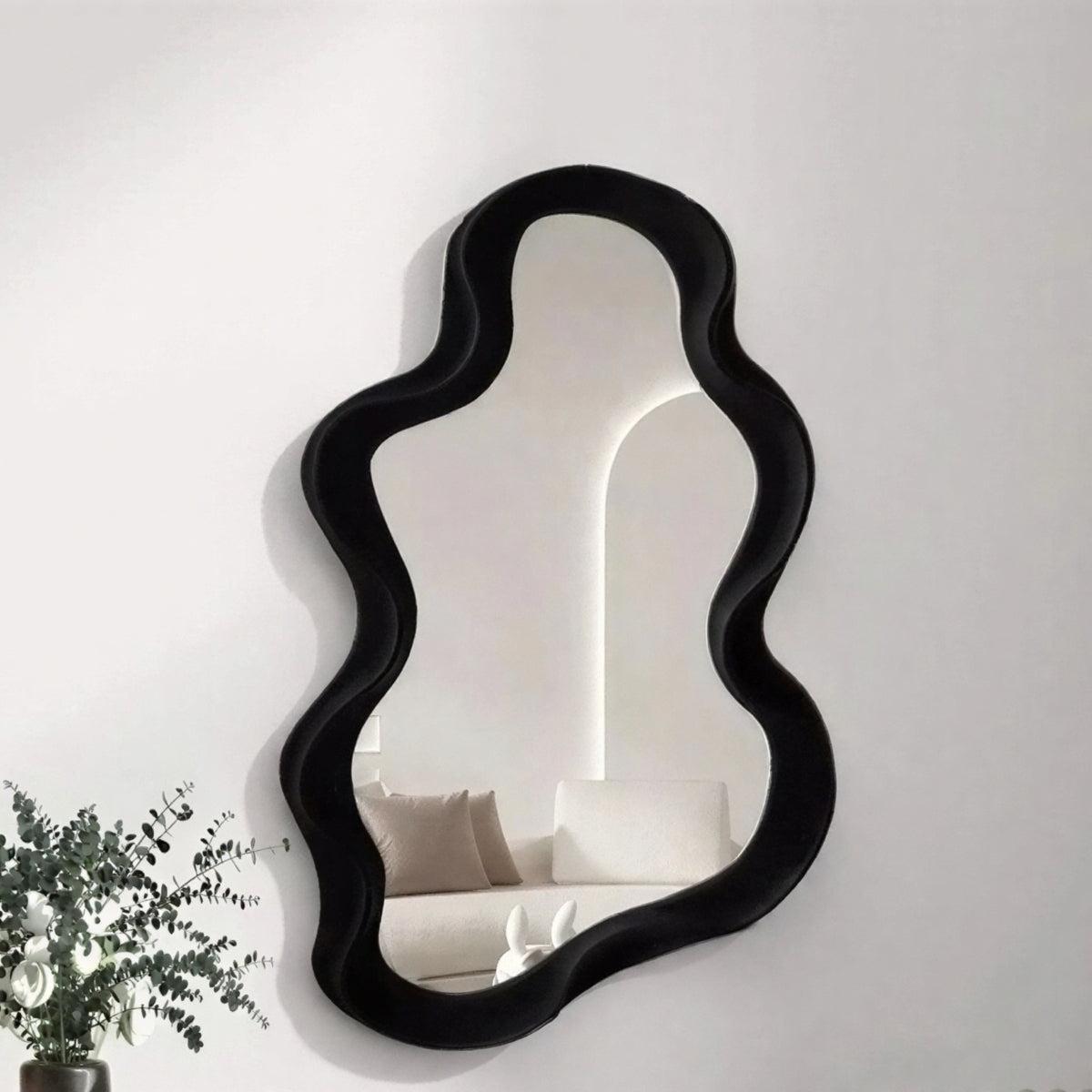 Wall Mirror With Cloud Shape For Decoration