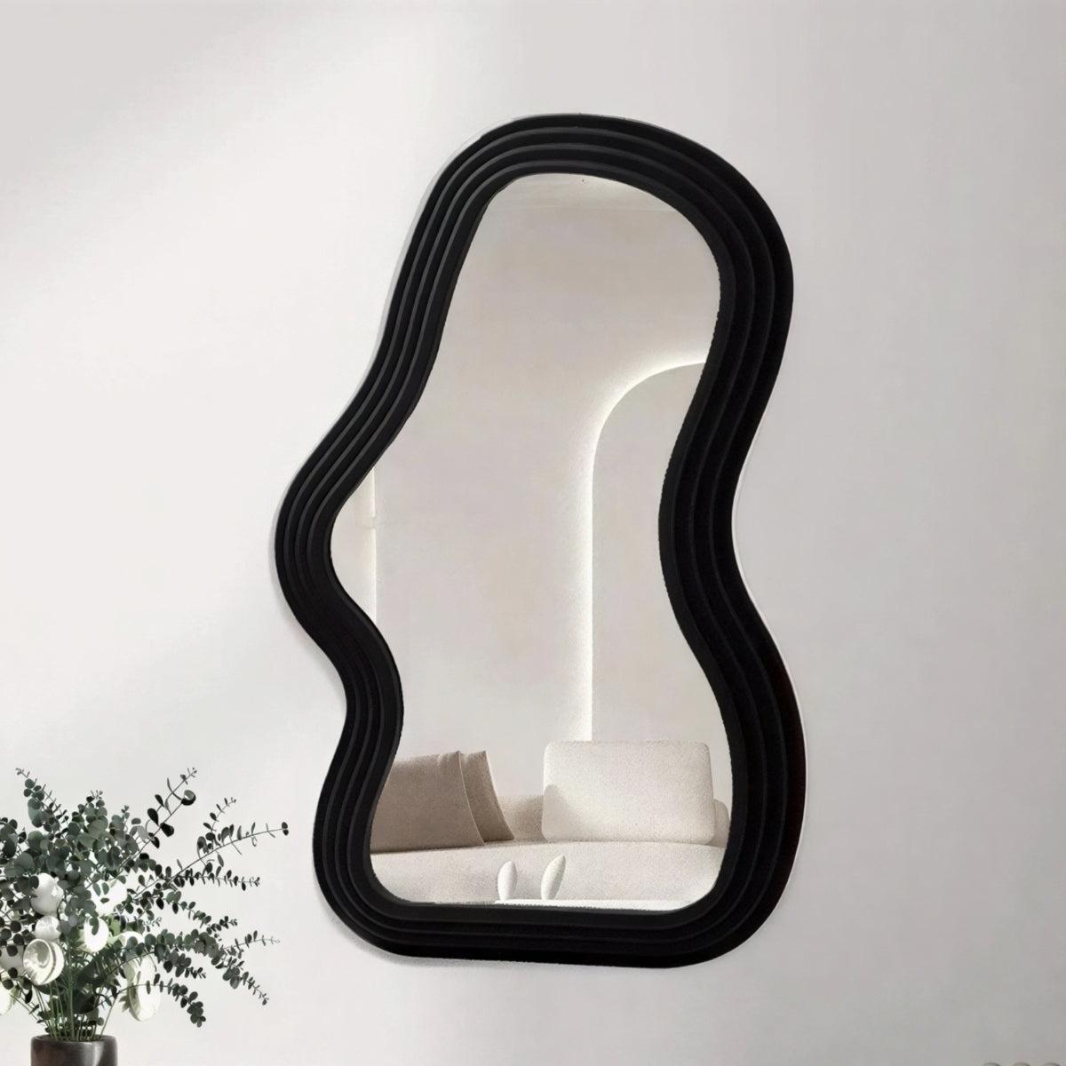 Wall Mirror With Cloud Shape For Decoration