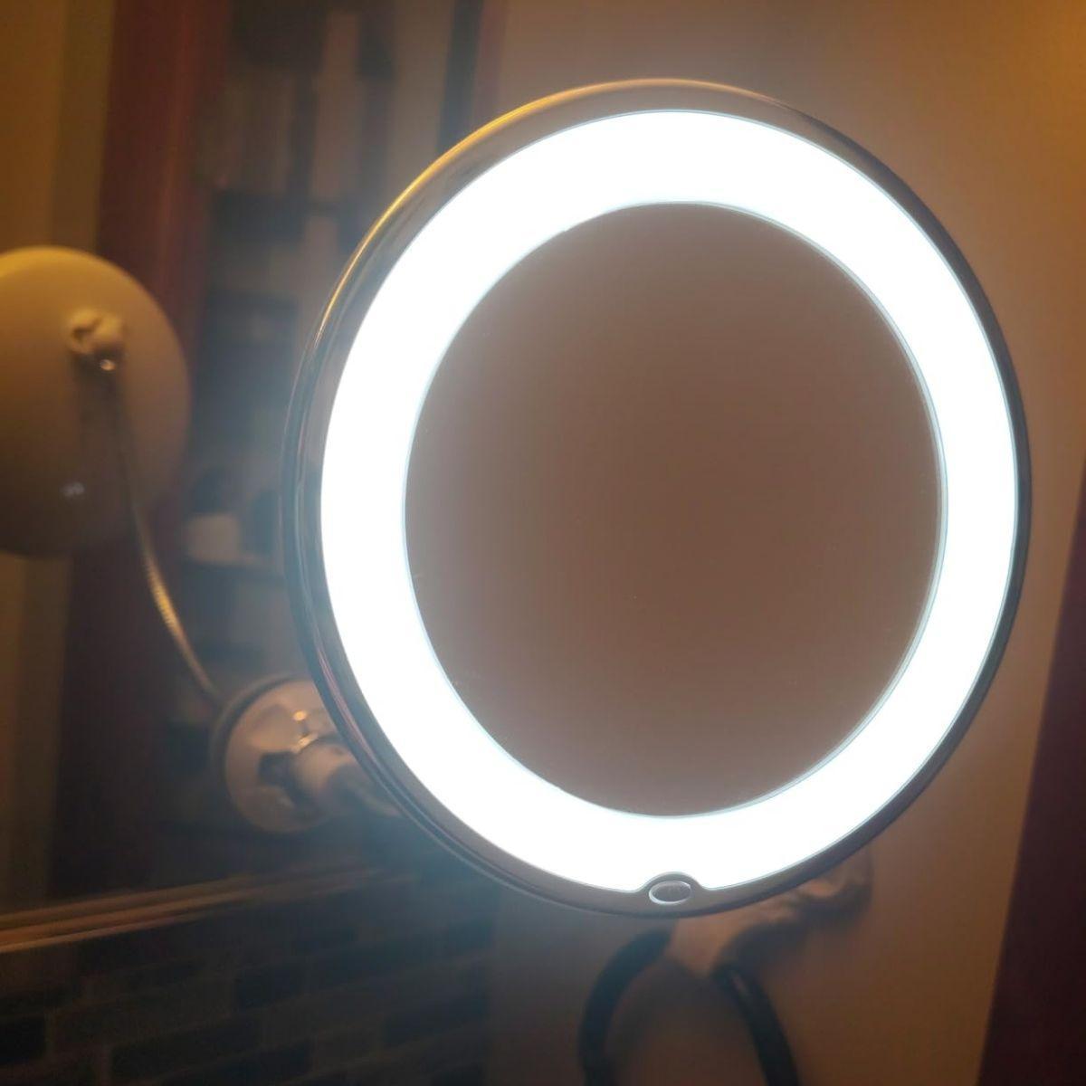 Wall Mounted Vanity Mirror With Lights And 10x Magnification For Makeup