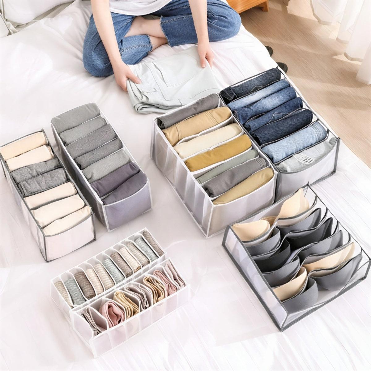 Wardrobe Organiser And Drawer Dividers For Efficient Clothes Storage