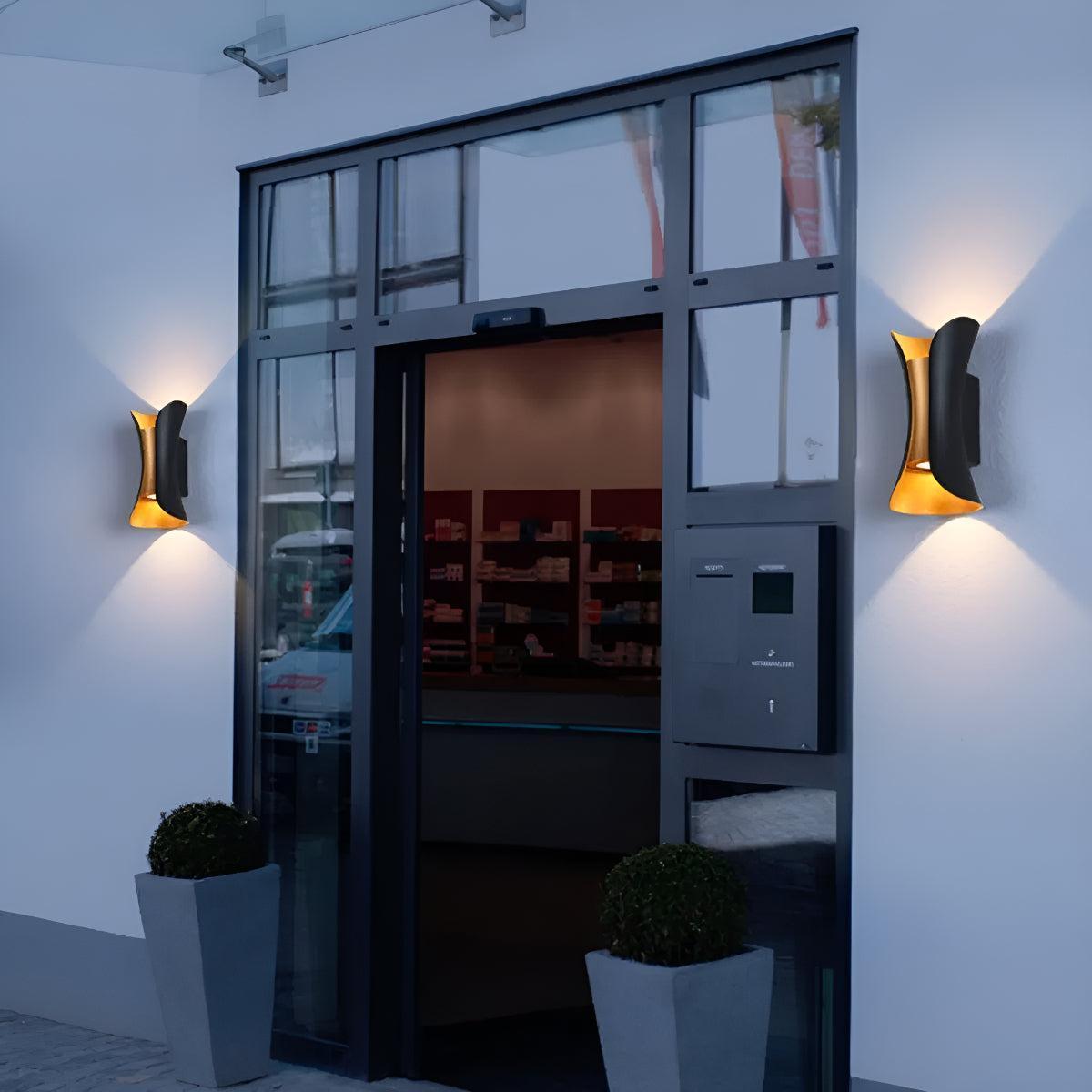 Elevate Your Curb Appeal: The Modern Curved Outdoor Wall Light
