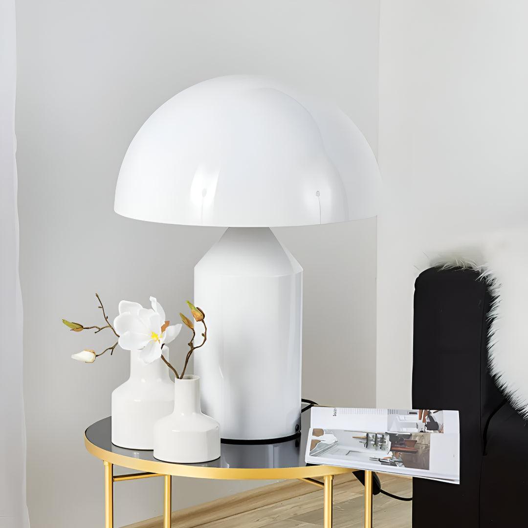 Elevate Your Space with the Atollo Metal Table Lamp: A Geometric Masterpiece