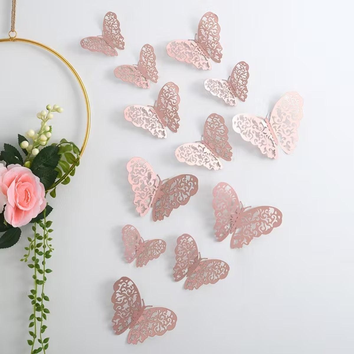 3D Butterfly Wall Stickers With Realistic Look