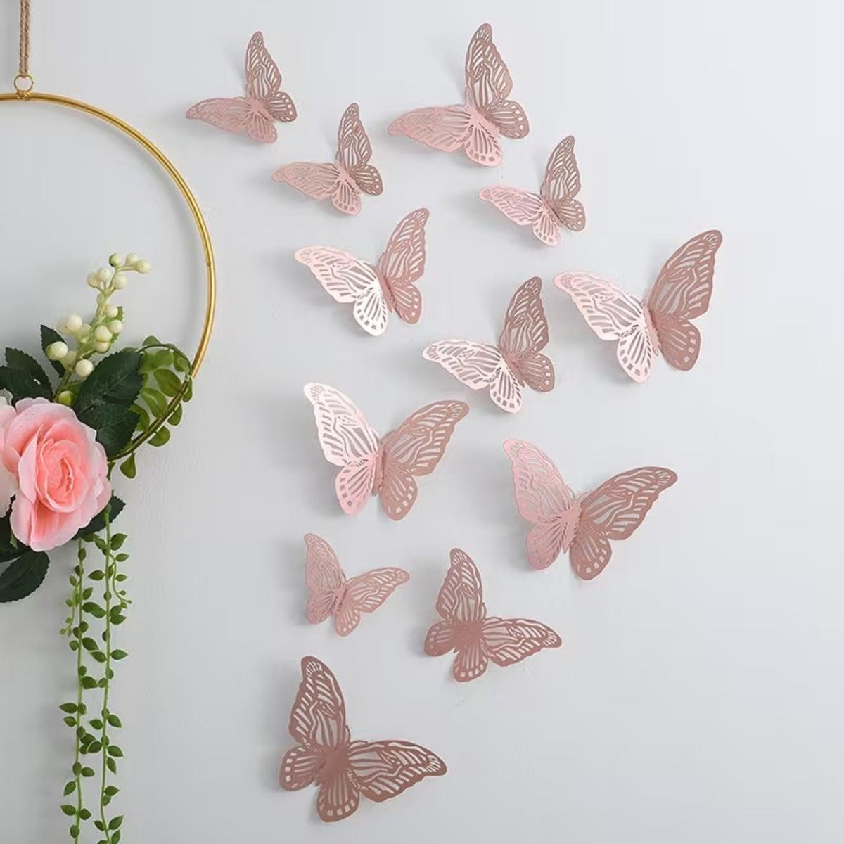 3D Butterfly Wall Stickers With Realistic Look