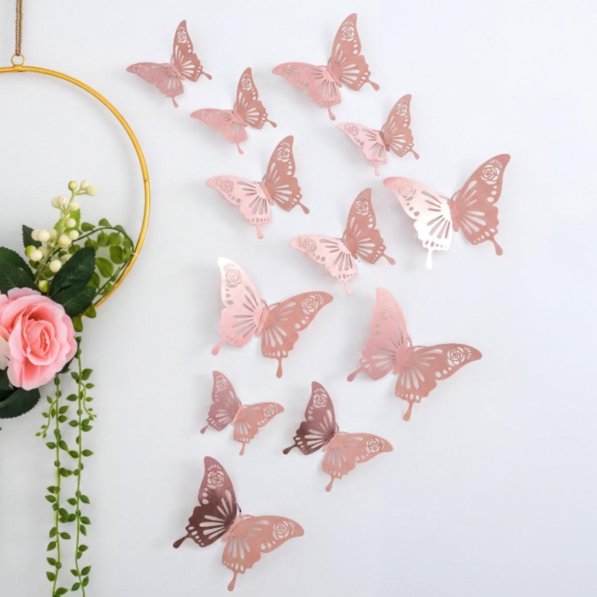 3D Butterfly Wall Stickers With Realistic Look