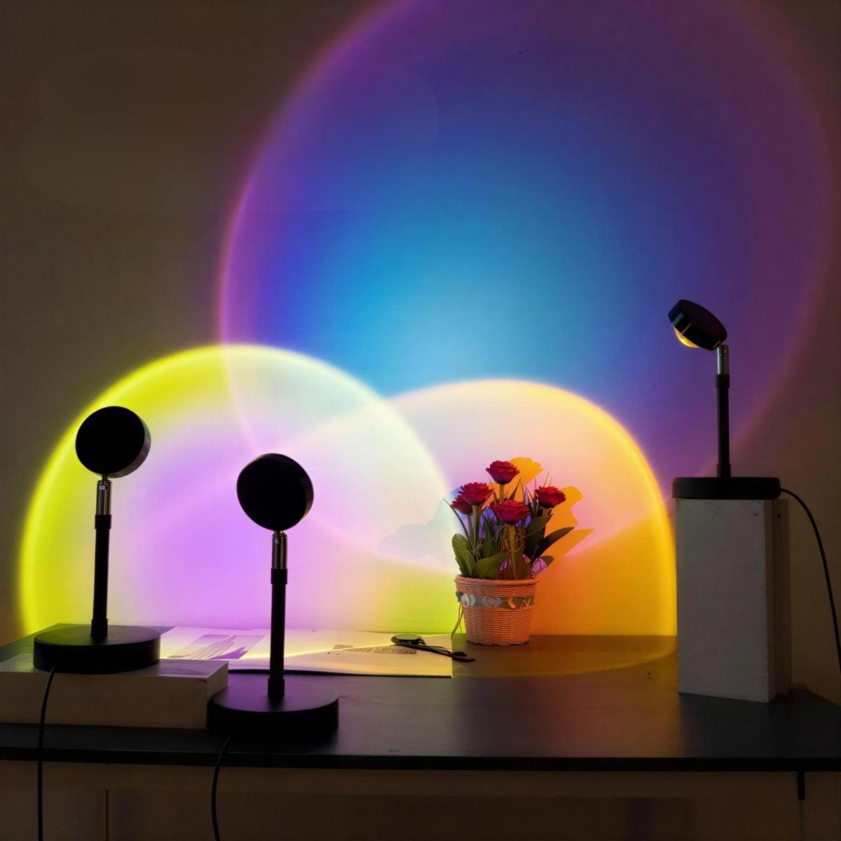 Atmospheric Sunset Projector Lamp For Mood Lighting