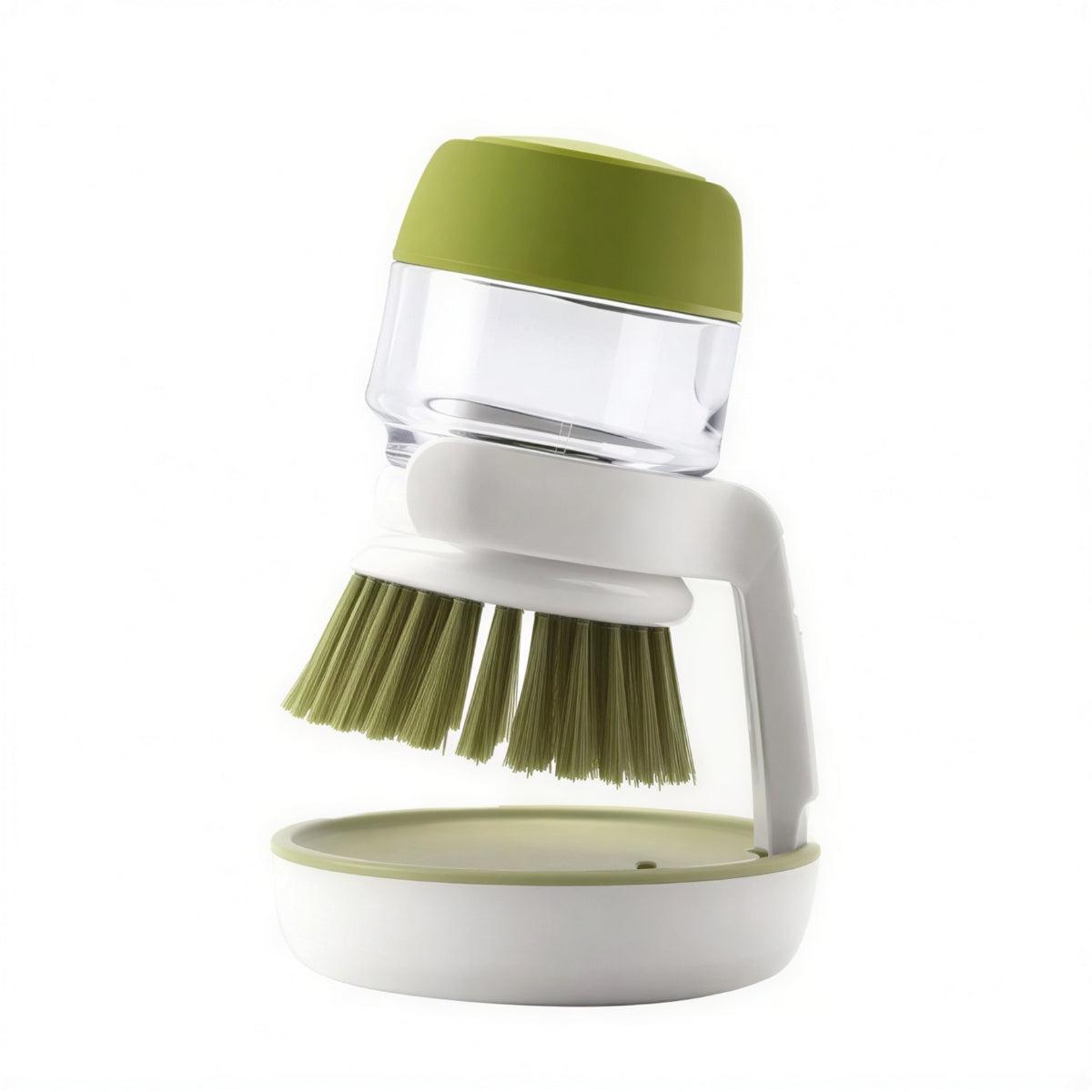Automatic Washing Up Dish Scrubber Brush With Integrated Soap Dispenser