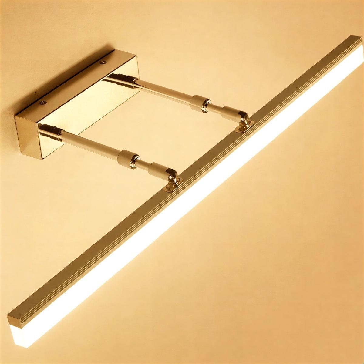 Bathroom Wall Light With Front Facing LED Illumination For Vanity Mirror