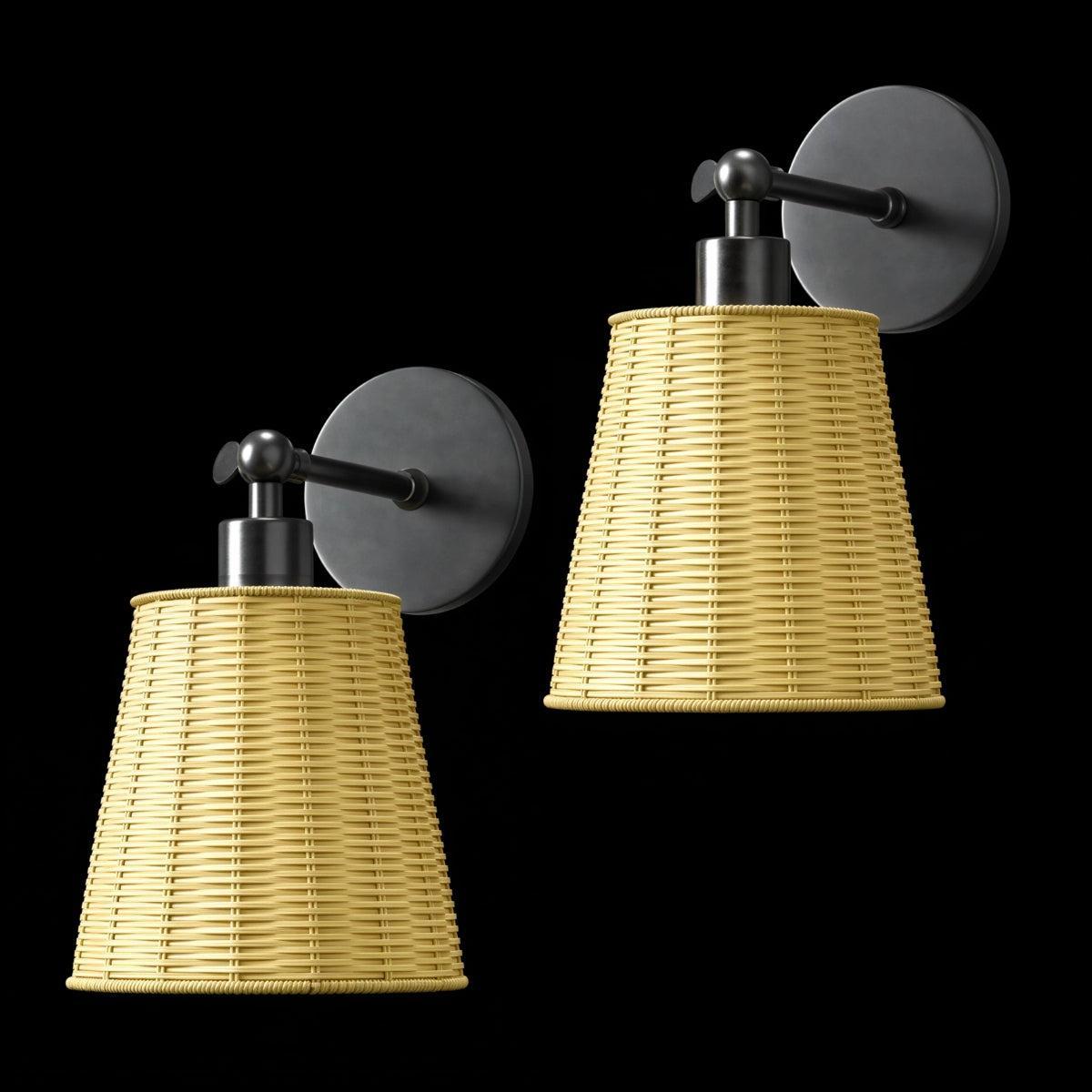 Battery Powered Wireless Wall Light With Bell Shape