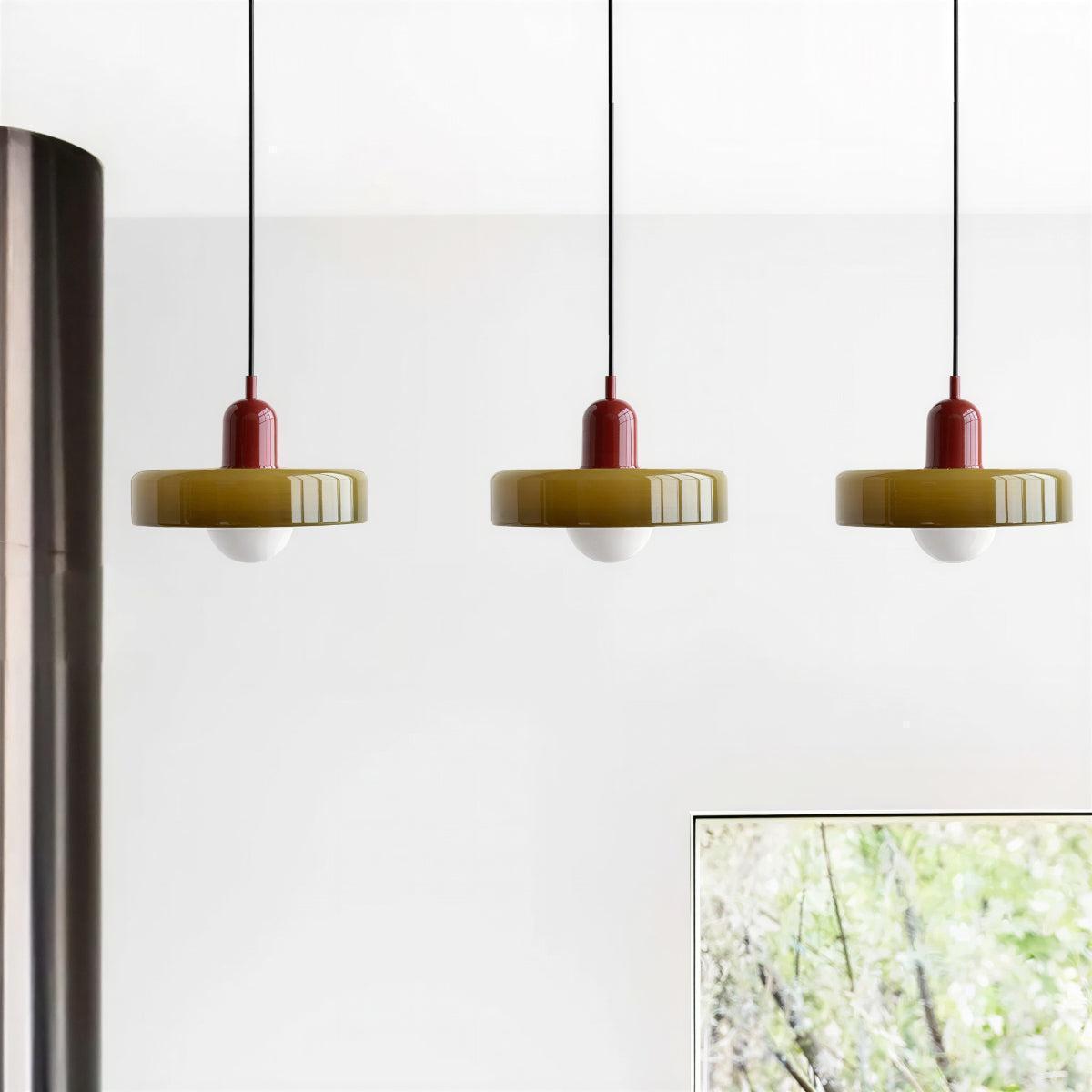 Bauhaus Designed Pendant Lighting for Kitchen Island and Dining Room