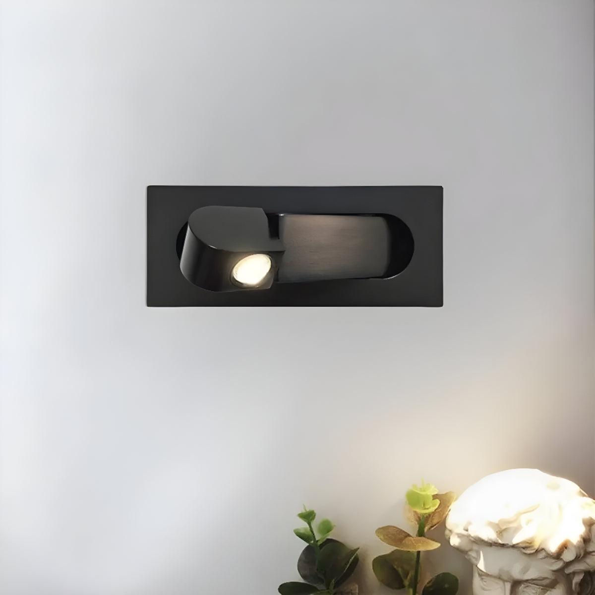 Bedside Reading Wall Light With Adjustable Spotlight