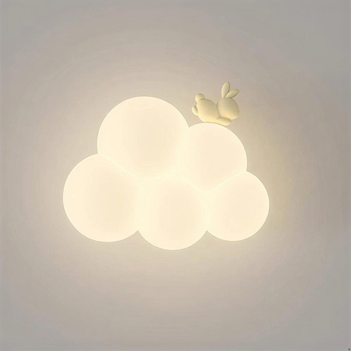 Bubble Cloud Wall Lamp With Atmospheric Lighting Design For Kids