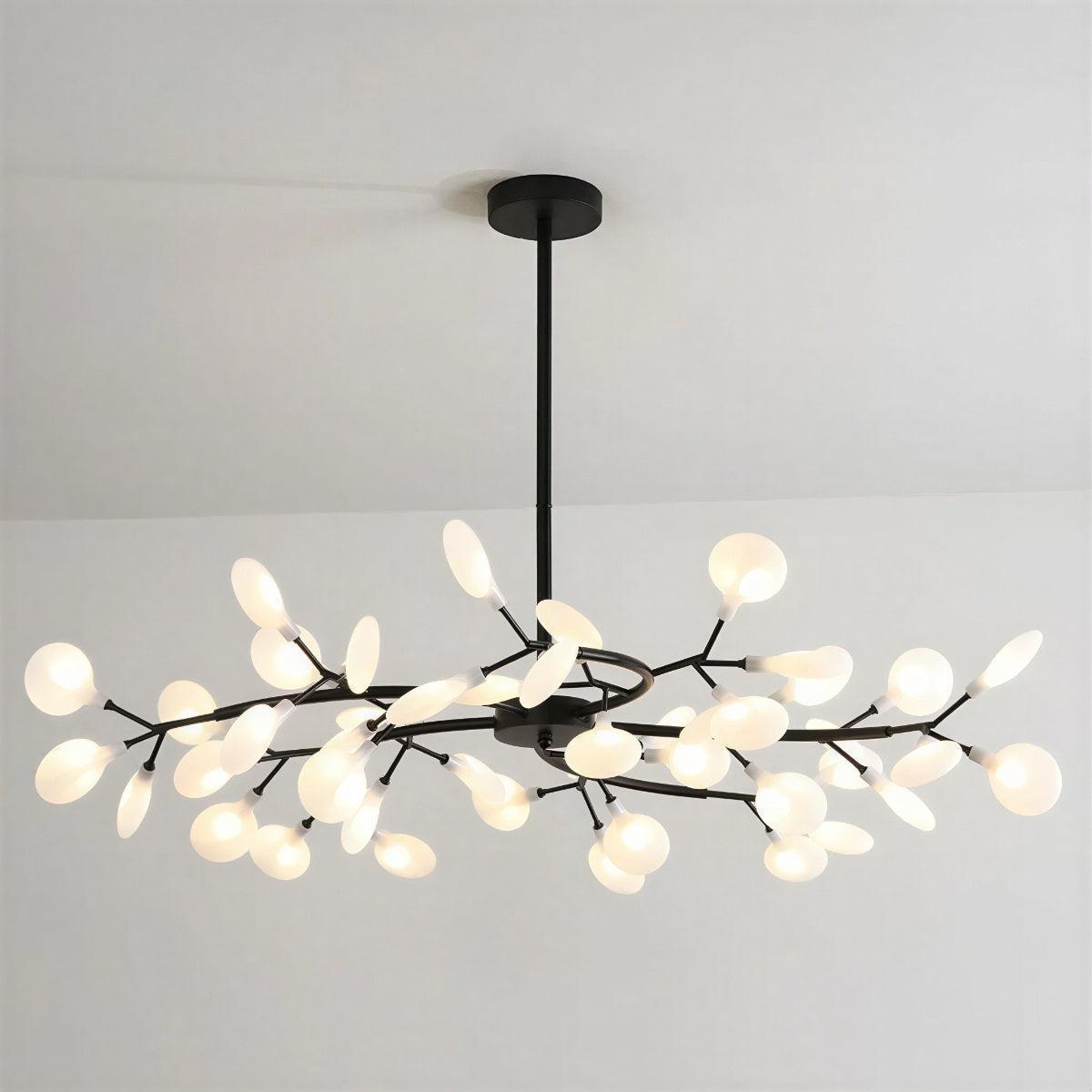 Ceiling Light With Modern Firefly Sputnik Branching Chandelier Design