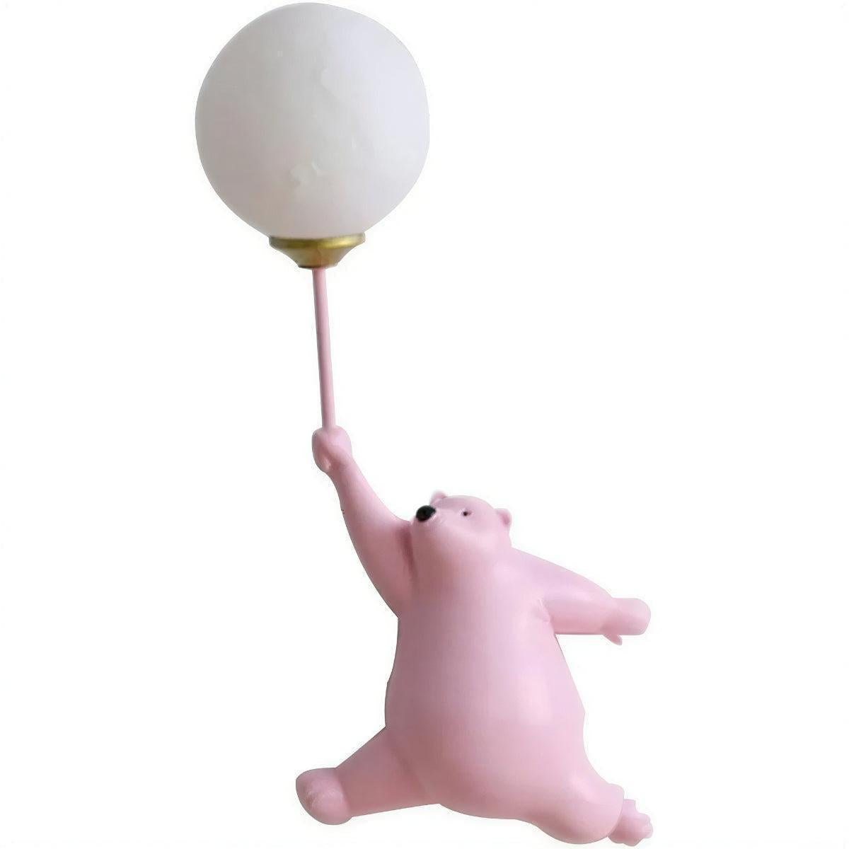 Childrens Bedroom Wall Lamp Light For Nursery With Polar Bear Design