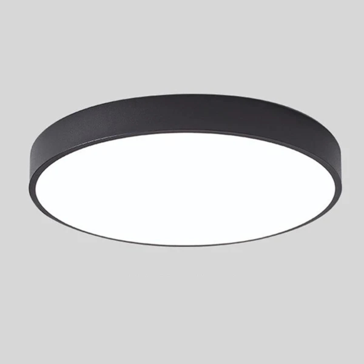 Circular Minimalist Modern Flush Mount Ceiling Light With Ambient Lighting