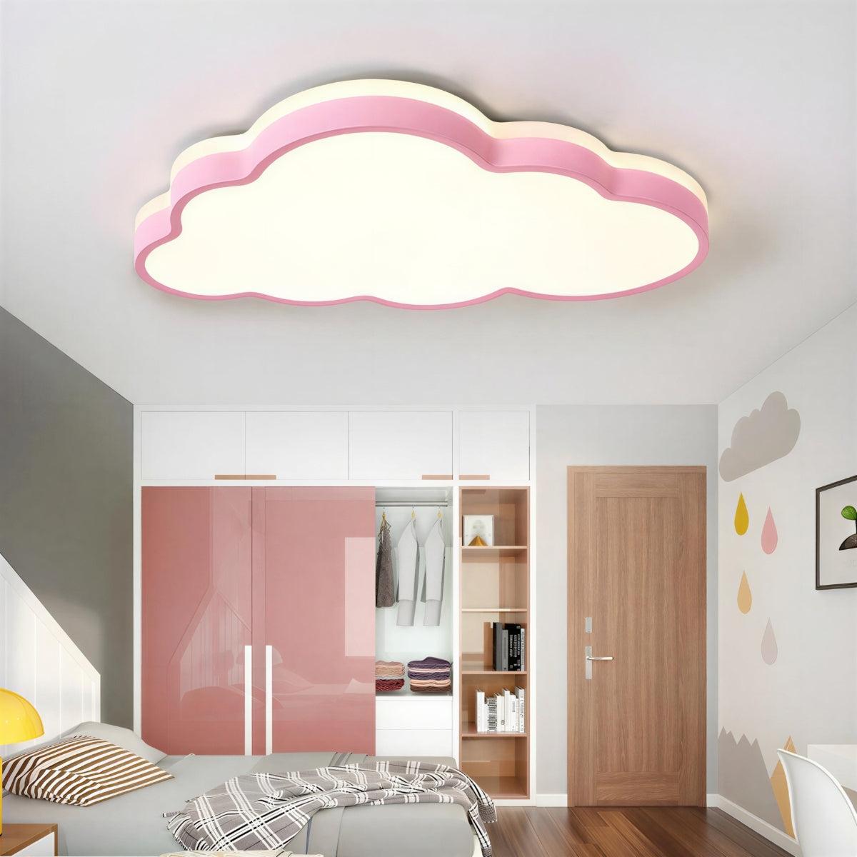 Cloud Shaped Modern LED Flush Mount Decorative Ceiling Light