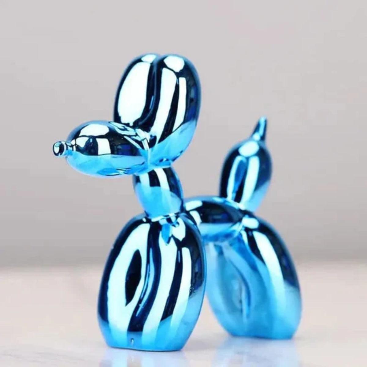 Contemporary Clown Balloon Dog Sculpture With Minimalistic Design