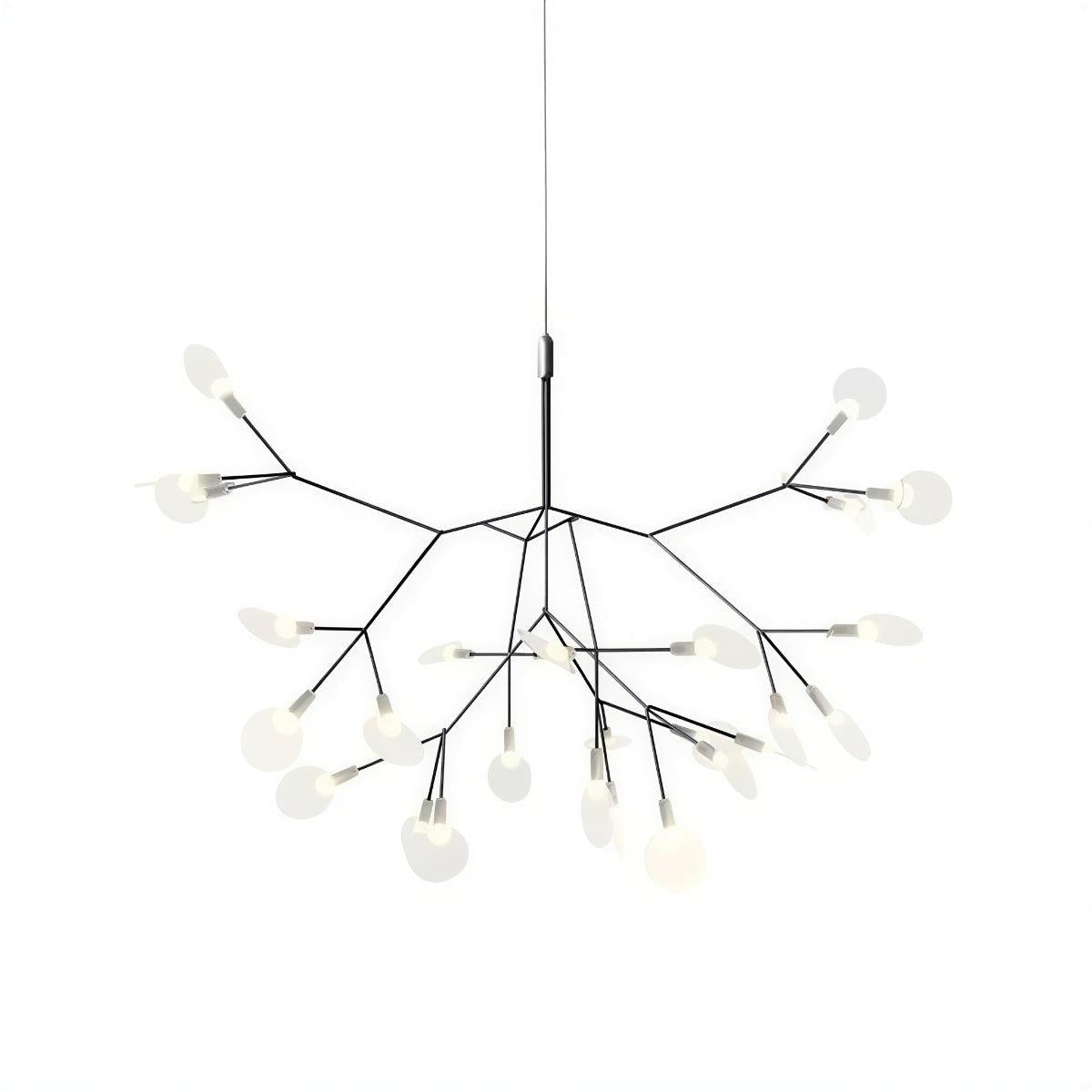 Contemporary Modern Chandelier Ceiling Light With Branch And Leaf Design