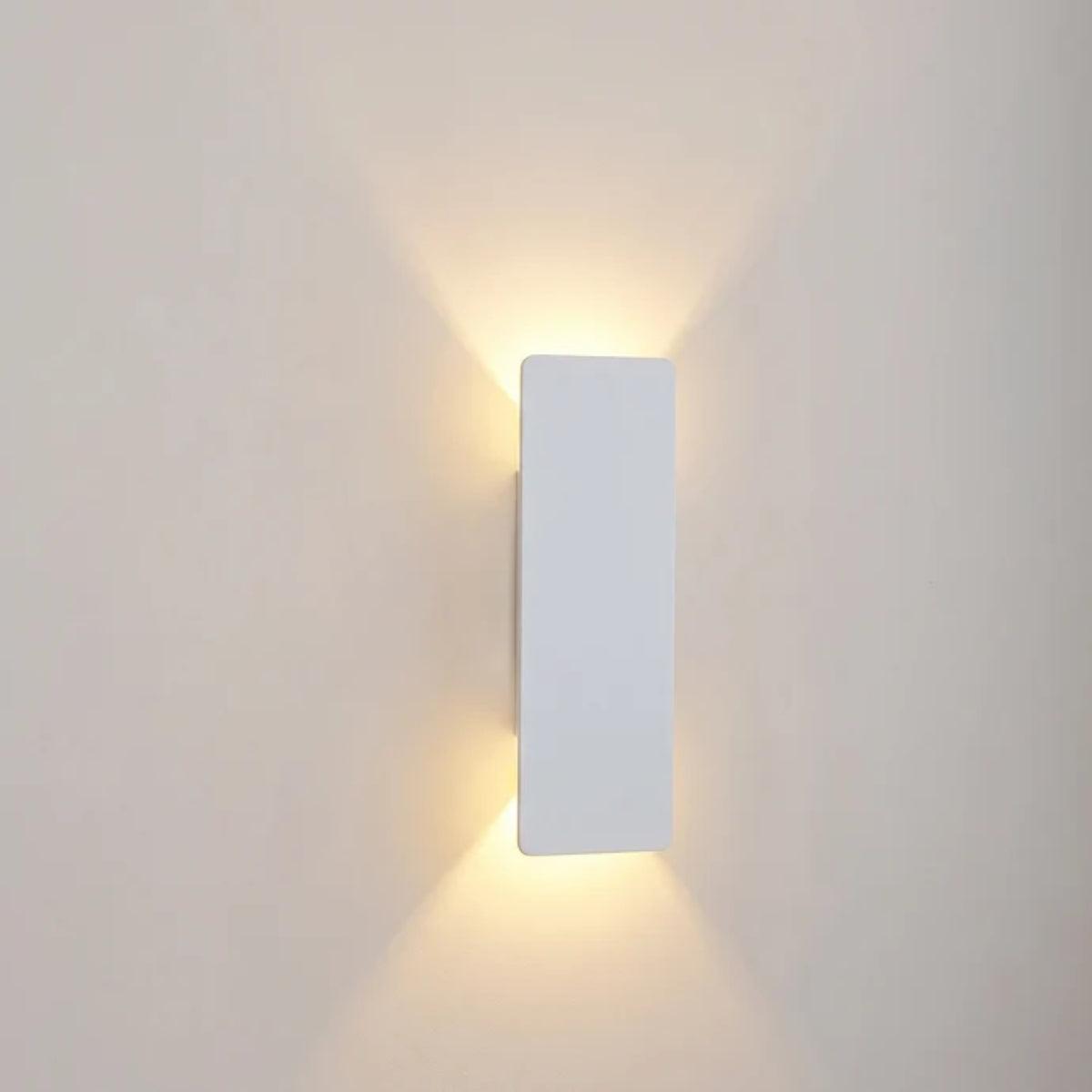Contemporary Outdoor Wall Light With Dual Up Down Lighting