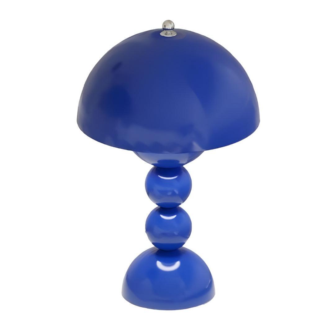 Cordless Nordic Table Lamp with Mushroom Design