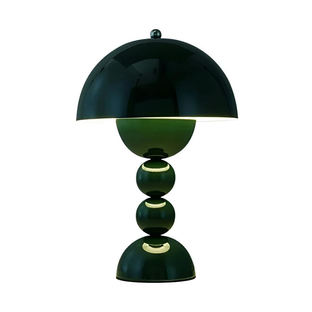 Cordless Nordic Table Lamp with Mushroom Design
