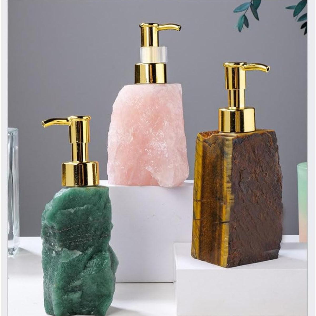 Crystal Gemstone Bathroom Soap Dispenser