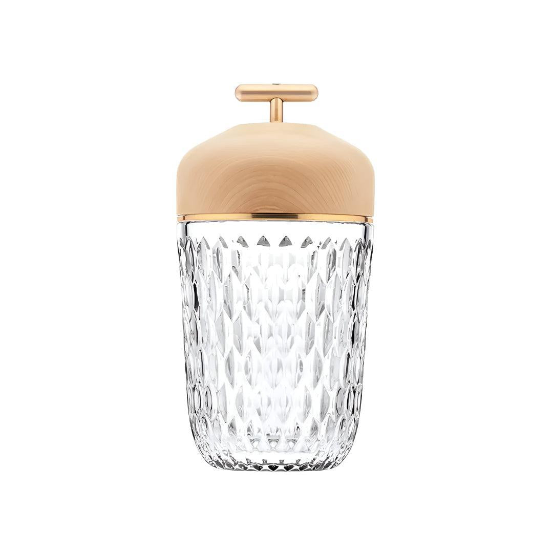 Decorative Modern Table Lamp With Glass Crystal Effect Lighting
