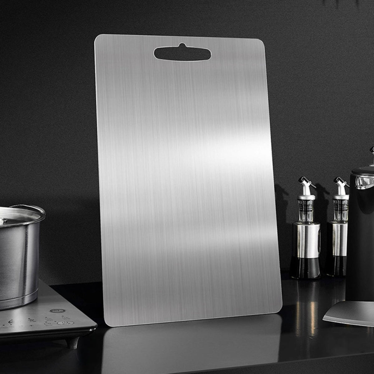 Double Sided Titanium Chopping Board With Dishwasher Safe Preparation
