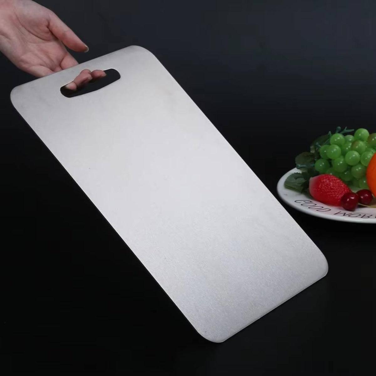 Double Sided Titanium Chopping Board With Dishwasher Safe Preparation