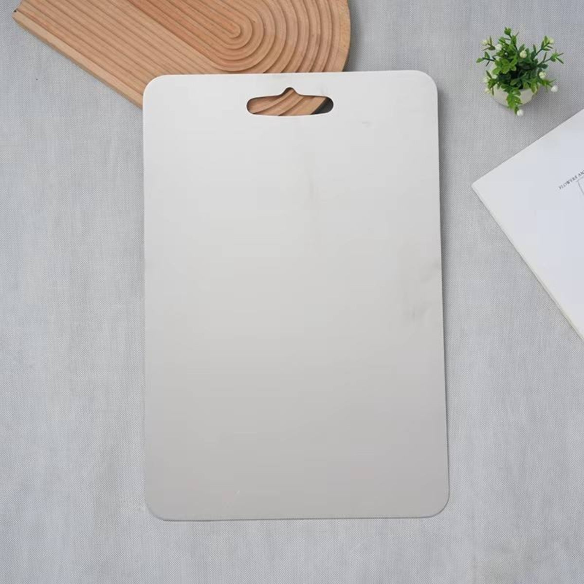 Double Sided Titanium Chopping Board With Dishwasher Safe Preparation
