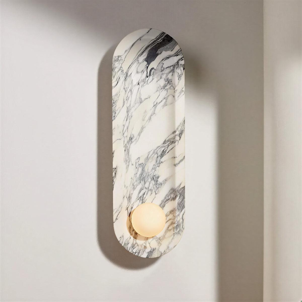 Elongated Contemporary Mid Century Wall Light Fixture With Subtle Illumination