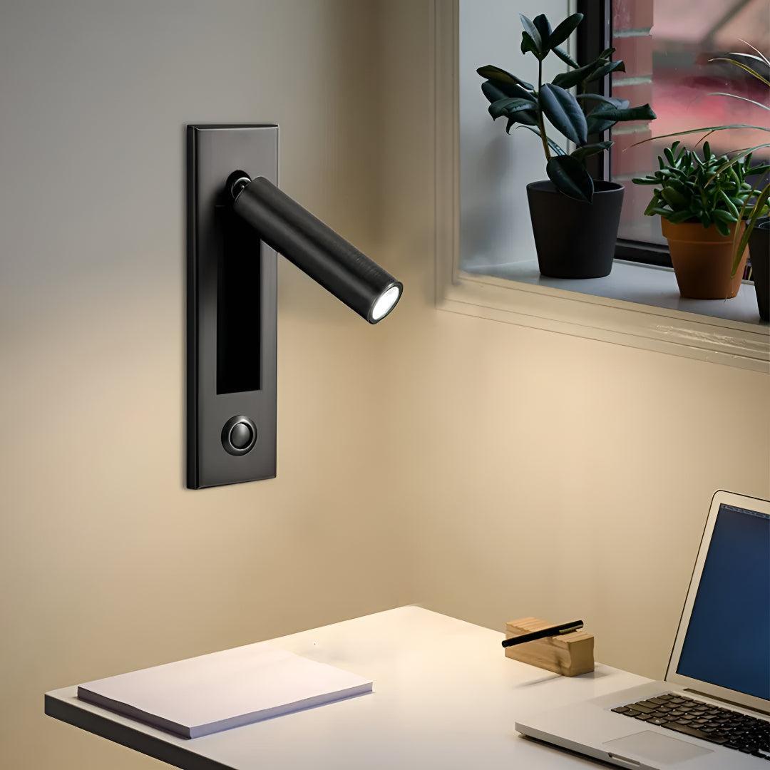 Embedded LED Wall Reading Light Adjustable