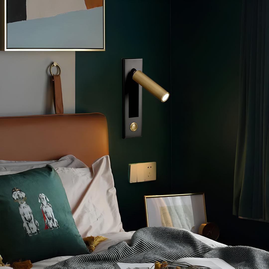 Embedded LED Wall Reading Light Adjustable