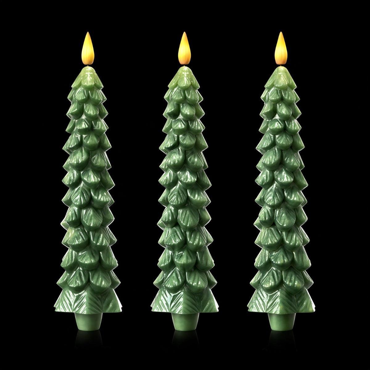 Flameless Flickering Christmas Tree Candle Lights For Table Decoration With Battery Operation