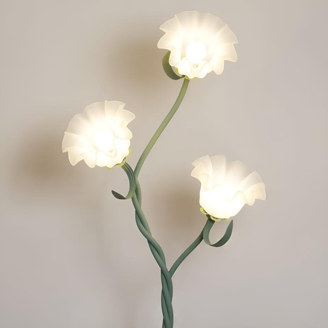 Flower Living Room Floor Lamp With Floral Design