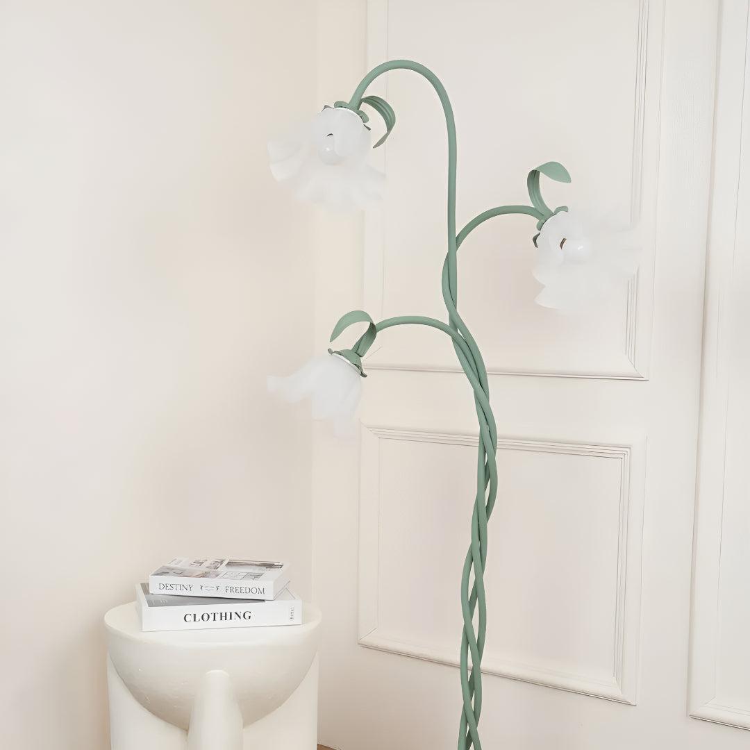 Flower Living Room Floor Lamp With Floral Design